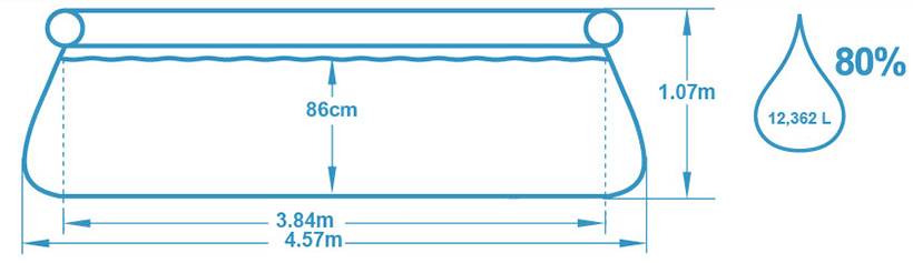Schema pour piscine hors sol Bestway Fast Set Schema pour piscine hors sol Bestway Fast Set