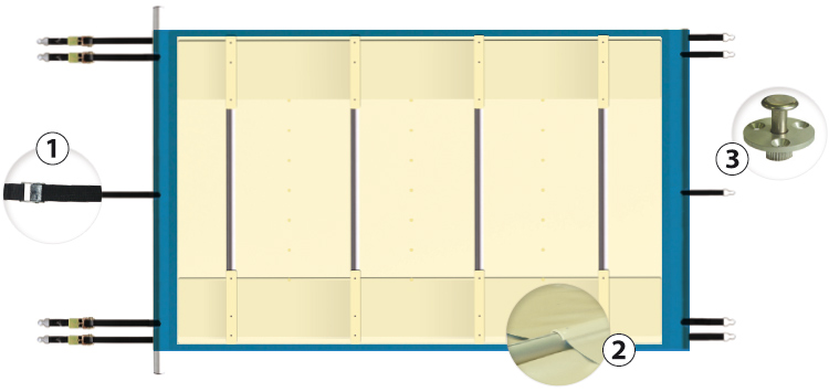 Schéma bâche sécurité piscine Starpool Expert Schéma bâche sécurité piscine Starpool Expert