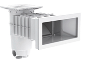 Skimmer Weltico A400 Design pour piscine Béton coloris blanc Skimmer Weltico A400 Design pour piscine Béton coloris blanc
