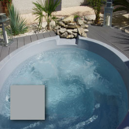 Spa coques polyester couleur gris Spa coques polyester couleur gris