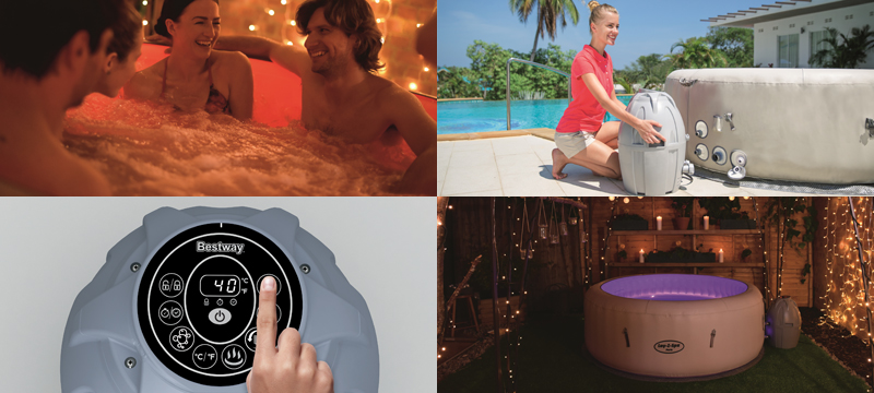 Spa Gonflable Bestway Paris en situation Spa Gonflable Bestway Paris en situation