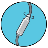 Câble anti entortillement Câble anti entortillement