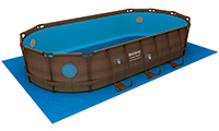 Tapis de sol pour piscine hors sol bestway Power Steel Vista Tapis de sol pour piscine hors sol bestway Power Steel Vista