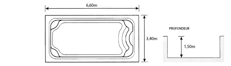 Traçage piscine mancora r60 Traçage piscine mancora r60
