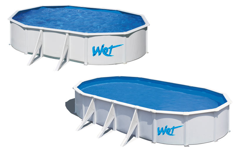 Piscine hors sol acier GRE WET ovales Piscine hors sol acier GRE WET ovales