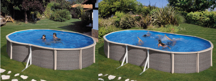 Piscines hors sol acier ovales GRE FUSION POOL Piscines hors sol acier ovales GRE FUSION POOL