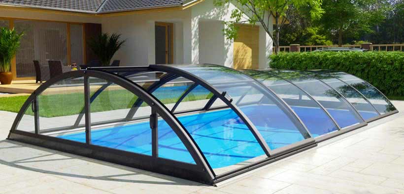 Abri piscine piscine silhouette quartz Abri piscine piscine silhouette quartz