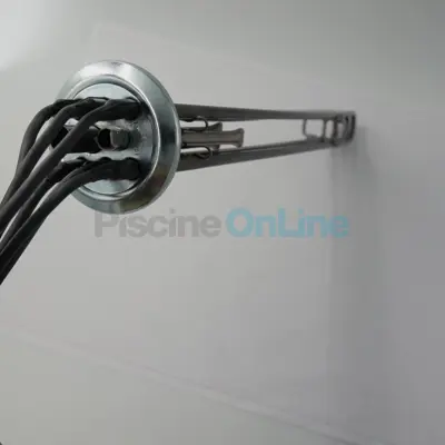 Résistance droite 9kW titane + entretoise RE-L (WKITRES9D)