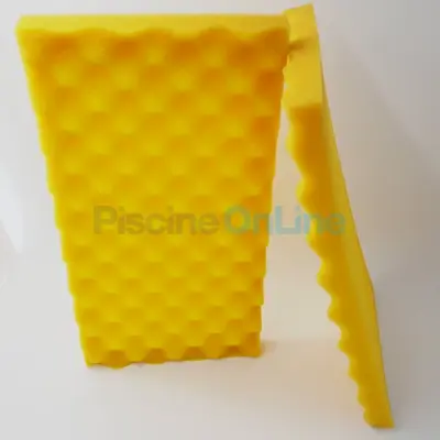 BROSSES MOUSSE ROBOT SWEEPER/PATRIOT GP (x2) - modèle original jaune (W0421A)