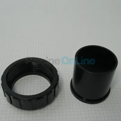 Raccord union 1.5'' avec écrou noir pour pompes EMAUX SS Séries (E89280105B)