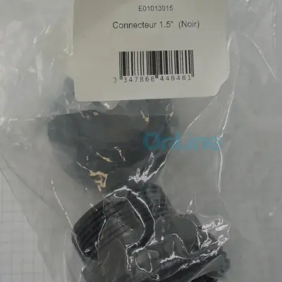Connecteur 1.5" (Noir) pour vannes Emaux (E01013015)