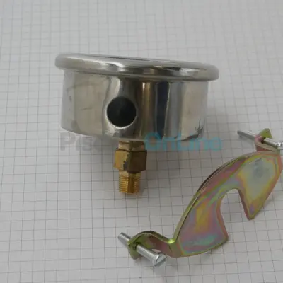 Manomètre 3 Bars à bain d'huile pour filtres à sable VIC PRAGA EUROPA - cadran diamètre 73mm (4404170102)