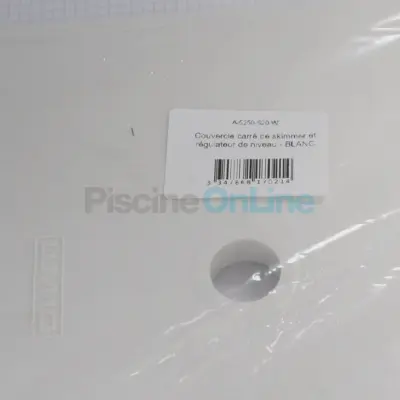 Couvercle blanc pour skimmer et régulateur de niveau OWM (A-5250-520-W)