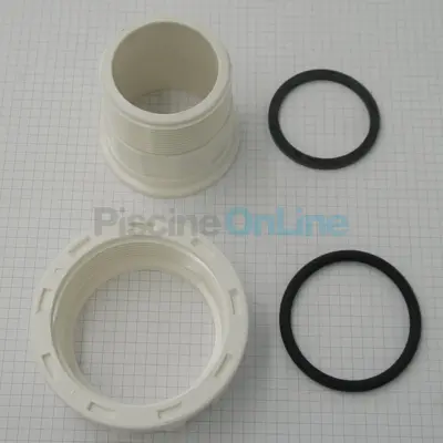 Sortie droite pour vanne blanche Astral 2'' nouveau modèle (4404120501)