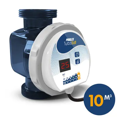 Electrolyseur Turbo Salt pour piscine jusqu'à 10m³ (CL-TS100)