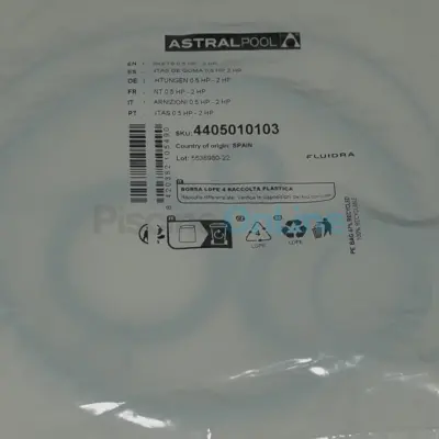 kit joints étanchéité pour pompes 0.5 à 2 CV Astral Victoria, Victoria Plus, Sprint (4405010103)