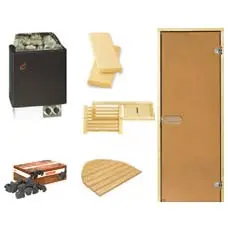 Kit sauna avec poêle 6,00 kW 230V ()