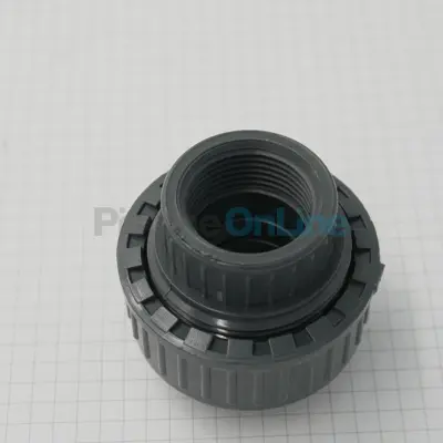 Raccord union pour tube de rinçage -  3 pièces PVC pression Ø25 mm x 3/4? fileté PN16 + joint - SIBO/Fluidra (AB242)