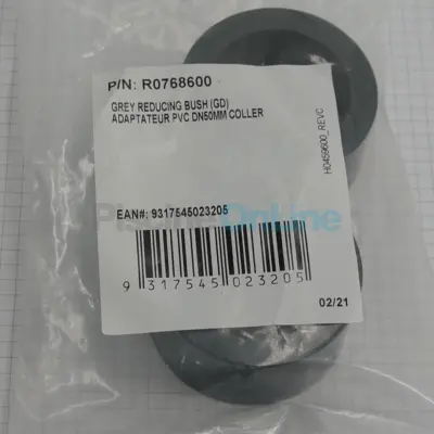 Réducteur PVC DN50 mm à coller (KIT DE 2) - Ex. W041321 (R0768600)