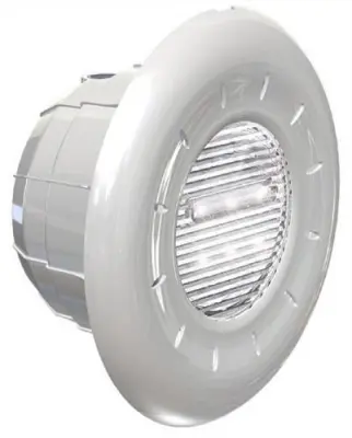 Projecteur complet Diamond Power DESIGN 6 LED Blanc béton/liner/coque, 1500 lumens 19W + 2 enjoliveurs ABS DES