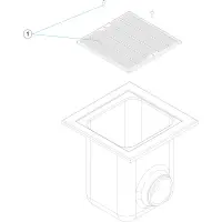 Pièces détachées pour Bonde de fond ASTRAL 410x410