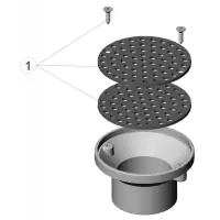 Pièces détachées pour Bonde de fond réglable IML - piscines parois béton