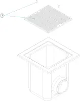 Pièces détachées pour Bonde de fond ASTRAL 410x410