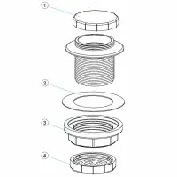 Pièces détachées pour Bouche de niveau phréatique CERTIKIN - piscine panneaux préfabriqué