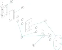 Pièces détachées pour Bouton poussoir DOUBLER étanche