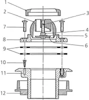 Pièces détachées pour Buse de Refoulement 1''1-2 - 2'' Polyester