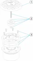 Pièces détachées pour Buse de refoulement à hydraulicité inversée