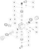 Pièces détachées pour Electrolyseurs - Cellule ampérométrique CS120