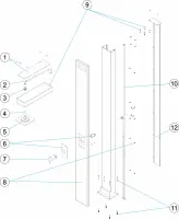 Pièces détachées pour Douche PLUVIUM