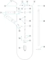 Pièces détachées pour Douche téléphone et lave-pieds tube Ø 43