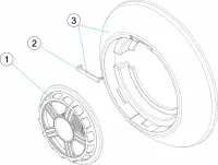 Pièces détachées pour Enjoliveur projecteur ASTRAL FLEXIRAPID