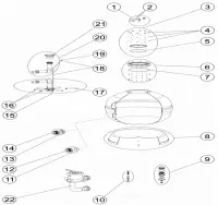 Pièces détachées pour Filtres Astral CARAÏBES T/C/LT