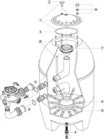 Pièces détachées pour Filtre KRIPSOL CORDOBA