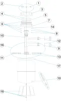 Pièces détachées pour Filtres ASTRAL INOX Ø 350-450-500-600