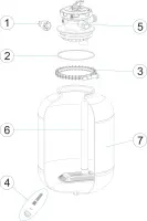 Pièces détachées pour Filtre Astral SKYPOOL TOP Ø 400