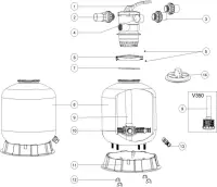 Pièces détachées pour Filtres EMAUX V Series