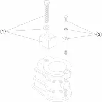 Pièces détachées pour Fixation d'échelle Astral Ø 43