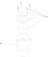 Pièces détachées pour Fixation de douche Ø 63
