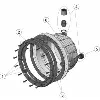 Pièces détachées pour Niche de projecteur STANDARD préfabriqué