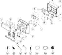 Pièces détachées pour Panneau de régulation Microdos SIMPLY PH-RX