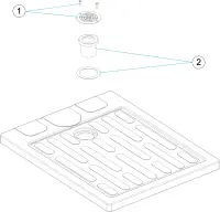 Pièces détachées pour Plateau de douche CLASSIC