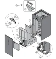 Pièces détachées pour Poêles Harvia VIRTA PRO COMBI, VIRTA PRO, HL