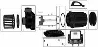 Pièces détachées pour Pompes AQUAFORTE DM VARIO