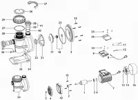Pièces détachées pour Pompe Espa NOX 75, 100, 150