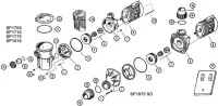 Pièces détachées pour Pompes Hayward POWER FLO