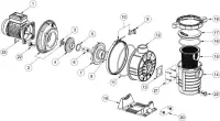 Pièces détachées pour Pompes STA-RITE ULTRA-GLAS - S5P3R